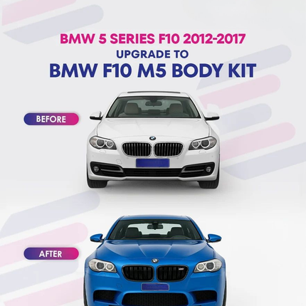 BMW F10 to M5 Body Kit before after
