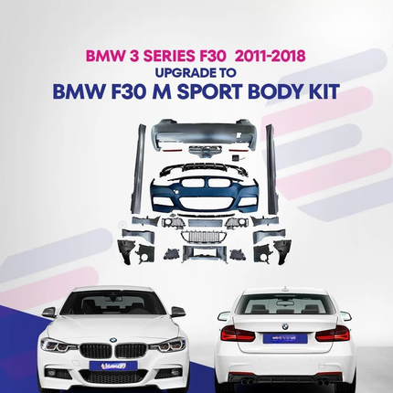 BMW F30 M Sport Body Kit fitted