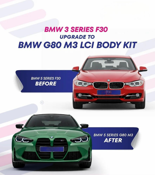 BMW F30 to G80 M3 Body Kit