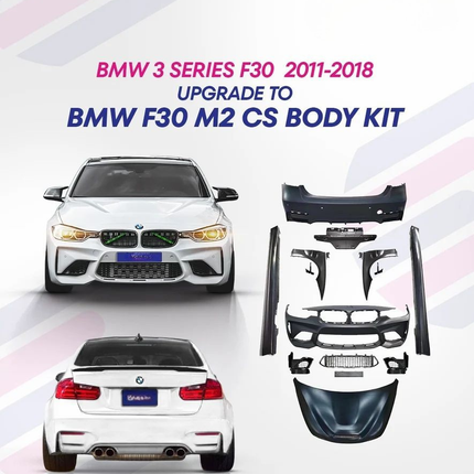 BMW F30 to M2 CS Body Kit rear