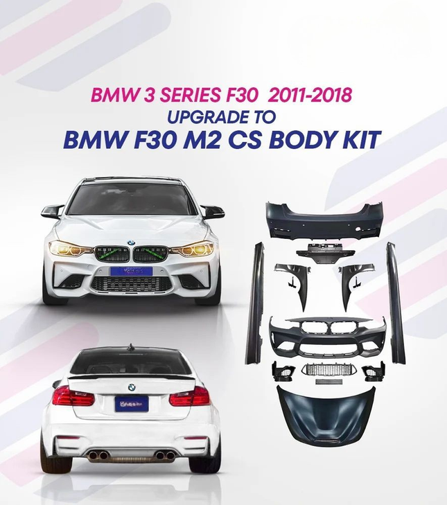 BMW F30 to M2 CS Body Kit rear