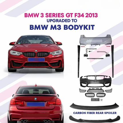 BMW F34 GT to M3 Body Kit rear