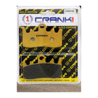 CRANK1 Brake Pads for BMW R 1000 GS, Ceramic, Front & Rear, in retail packaging