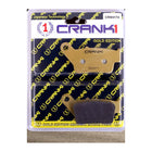 CRANK1 Brake Pads for Bajaj Pulsar 150 Twin Disc, Single Channel ABS, Ceramic, Rear, in retail packaging