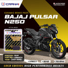 Ceramic Brake Pads For Bajaj Pulsar N250 (2021-2025) - Rear - CRM4174 - 1 Set - CRANK1