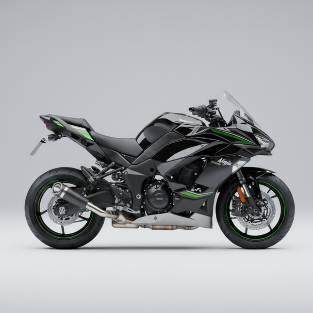 Barrel Outlaw V2 Exhaust for Kawasaki Ninja 1000SX with Link Pipe - image 1