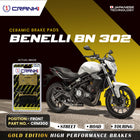 Ceramic Brake Pads For Benelli BN 302 - Front - CRM300 - 1 Set - CRANK1