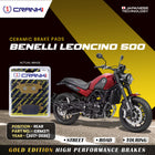 Ceramic Brake Pads For Benelli Leoncino 500 (2017-2020) - Rear - CRM371 - 1 Set - CRANK1