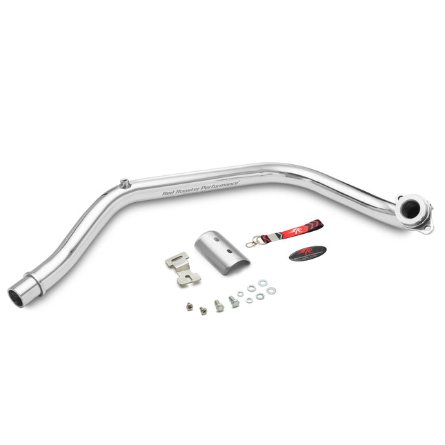 Red Rooster Blaze header pipe in polish finish for Triumph Speed 400