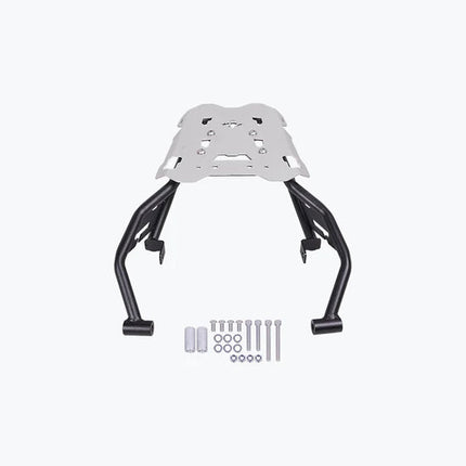 Legundary Hero Xpulse 210 Gopher Luggage Carrier – Black & Silver (Mild Steel & Aluminium) Legundary