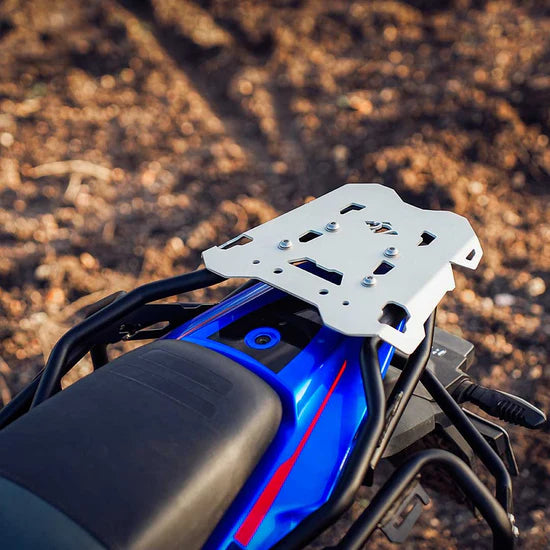 Hero Xpulse 210 Gopher Luggage Carrier Black and Silver Rear Rack