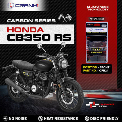 CRANK1 Carbon Brake Pads for Honda CB350 RS