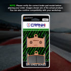CRANK1 Brake Pads for Triumph Tiger Explorer 1200 — Sintered, Front & Rear