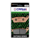 CRANK1 Brake Pads for Triumph Bonneville A3 Air Cooled, Sintered, Front & Rear, CRANK1 CB691 in retail packaging