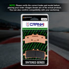 CRANK1 Brake Pads for Triumph Street Triple 765 — Sintered, Front & Rear