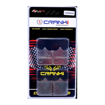 CRANK1 Brake Pads for BMW S 1000 R, Ceramic & Sintered, Front & Rear, CRANK1 CFB406 in retail packaging