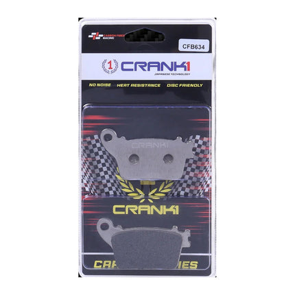 CRANK1 Brake Pads for Honda CBR1000RR-R Fireblade, Sintered, Front & Rear, CRANK1 CFB634 in retail packaging