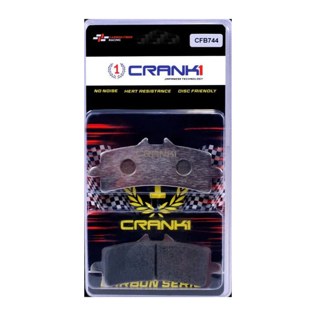 CRANK1 Carbon Brake Pads for Ducati Diavel, CRANK1 CFB744 in retail packaging