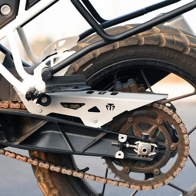 Mototorque Silver Chain Guard for TVS Apache RTX 300 Mototorque