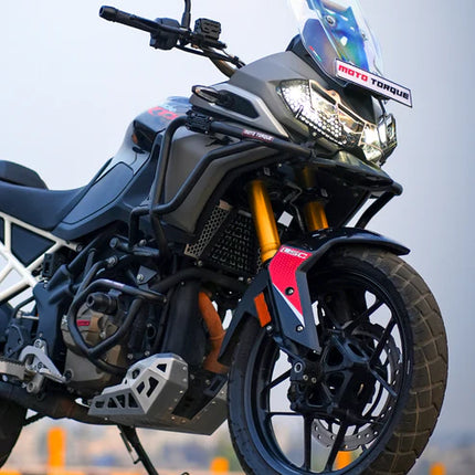 Moto Torque Stallion Pro crash guard for TVS Apache RTX 300 black