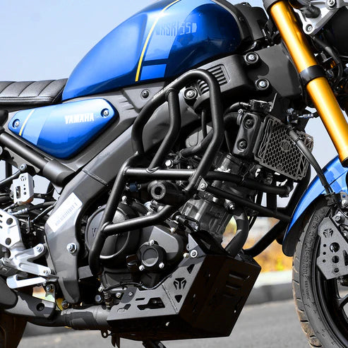 Yamaha XSR 155 engine guard Moto Torque black powder coated