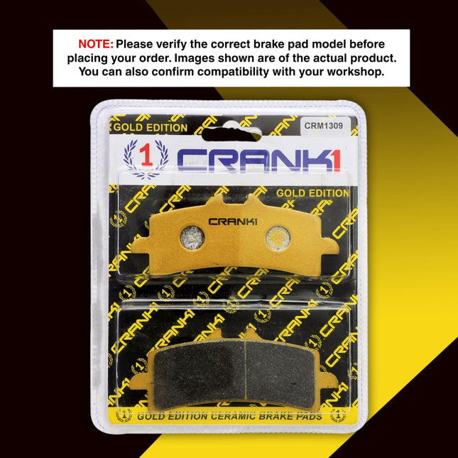 Ceramic Brake Pads For Ducati Monster 1200 - Front - CRM1309 - 2 Sets - CRANK1