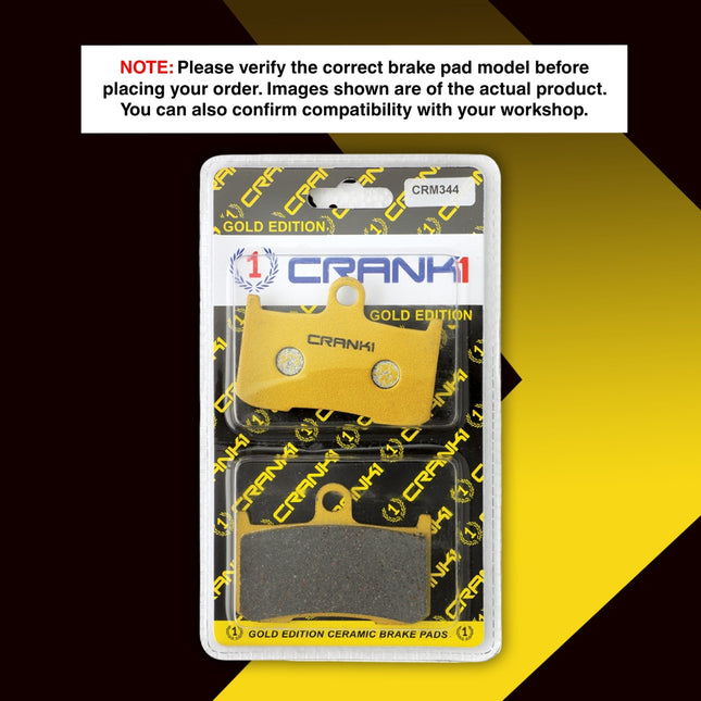 Ceramic Brake Pads For Kawasaki Z800 (2013-2016) - Front - CRM344 - 2 Sets - CRANK1