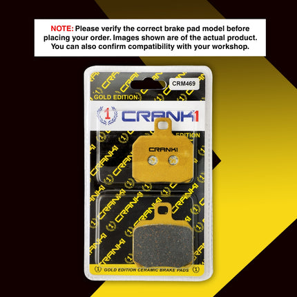 Ceramic Brake Pads For Ducati Panigale 959 - Rear - CRM469 - 1 Set - CRANK1