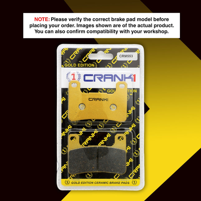 Ceramic Brake Pads For Kawasaki Ninja 1000 - Front - CRM553 - 2 Sets - CRANK1