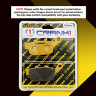 Ceramic Brake Pads For Triumph Tiger 800 XR (2015-2018) - Rear - CRM741 - 1 Set - CRANK1