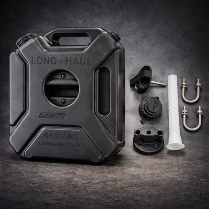 66BHP Long-Haul 5 litre motorcycle jerry can in red