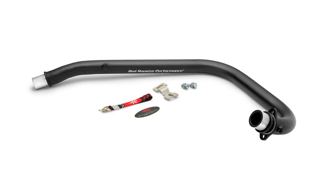 Red Rooster header pipe in black finish for pre-2021 Royal Enfield Classic 350