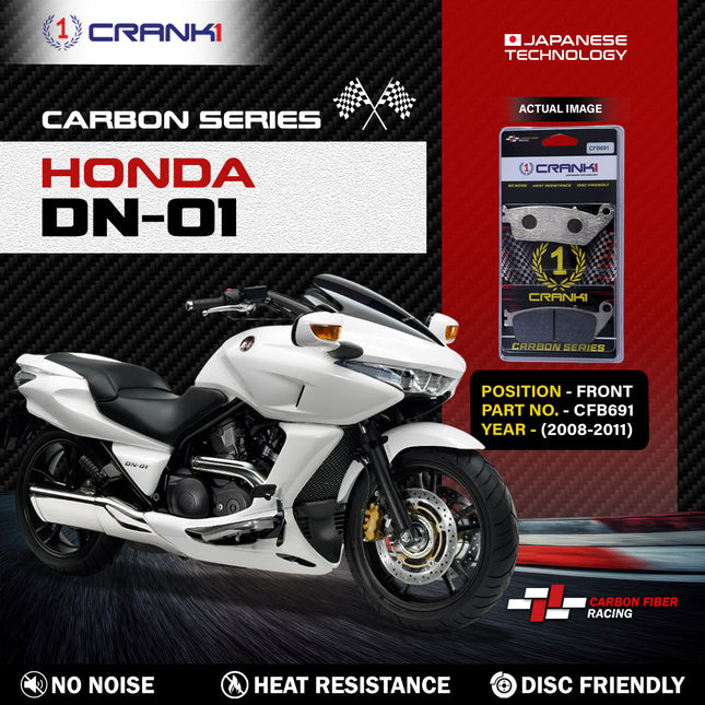 CRANK1 Brake Pads for Honda DN-01 — Sintered, Front