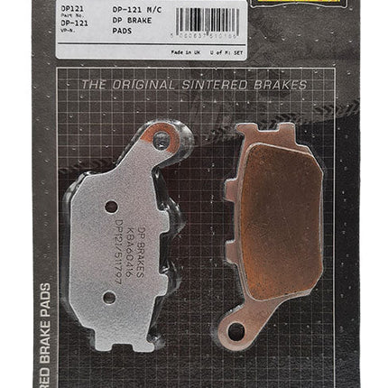 DP Brakes DP 121 brake pads, India retail pack (made in England)