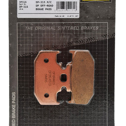 DP Brakes DP 315 brake pads, India retail pack (made in England)