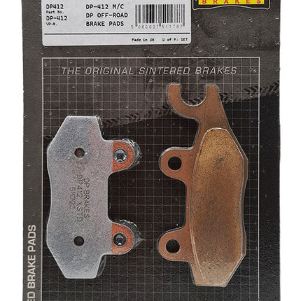 DP Brakes DP 412 brake pads, India retail pack (made in England)