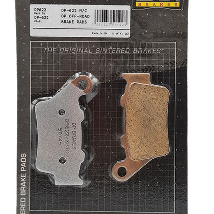 DP Brakes DP 622 brake pads, India retail pack (made in England)