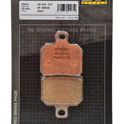 DP Brakes DP 631 brake pads, India retail pack (made in England)