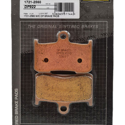 DP Brakes DP 922 brake pads, India retail pack (made in England)