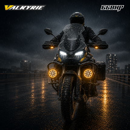 66BHP Valkyrie auxiliary light with amber DRL running