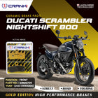Ceramic Brake Pads For Ducati Scrambler Nightshift 800 (2023 Onwards) - Front - CRM0709 - 2 Sets - CRANK1