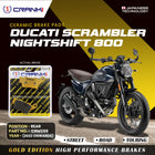 Ceramic Brake Pads For Ducati Scrambler Nightshift 800 (2023 Onwards) - Rear - CRM359 - 1 Set - CRANK1
