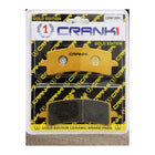 CRANK1 Brake Pads for Ducati Monster 1200, Ceramic & Sintered, Front & Rear, in retail packaging