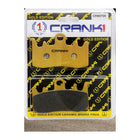 CRANK1 Brake Pads for Ducati Multistrada 950, Ceramic & Sintered, Front & Rear, in retail packaging
