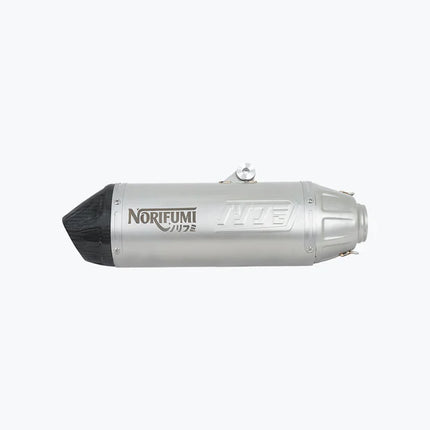 Norifumi Whoops SS Carbon Slip-On Exhaust for Royal Enfield Himalayan/Guerrilla 450 – Short (EXH18156) & Long (EXH18158)