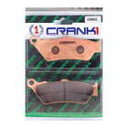 CRANK1 Brake Pads for BMW F 650 GS, Sintered, Front & Rear, in retail packaging