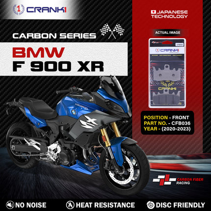 CRANK1 Brake Pads for BMW F 900 XR — Sintered, Front & Rear