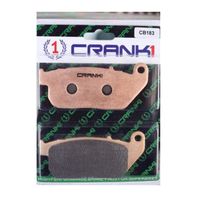 CRANK1 Brake Pads for Harley Davidson Sportster Forty Eight, Sintered, Front & Rear, in retail packaging