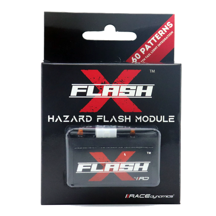 Race Dynamics FlashX Hazard Flash Module for KTM Duke / RC 390 – Plug and Play Motorcycle Indicator Controller