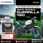 Sintered Brake Pads For Royal Enfield Guerrilla 450 (2024 Onwards) - Rear - CB312 - 1 Set - CRANK1